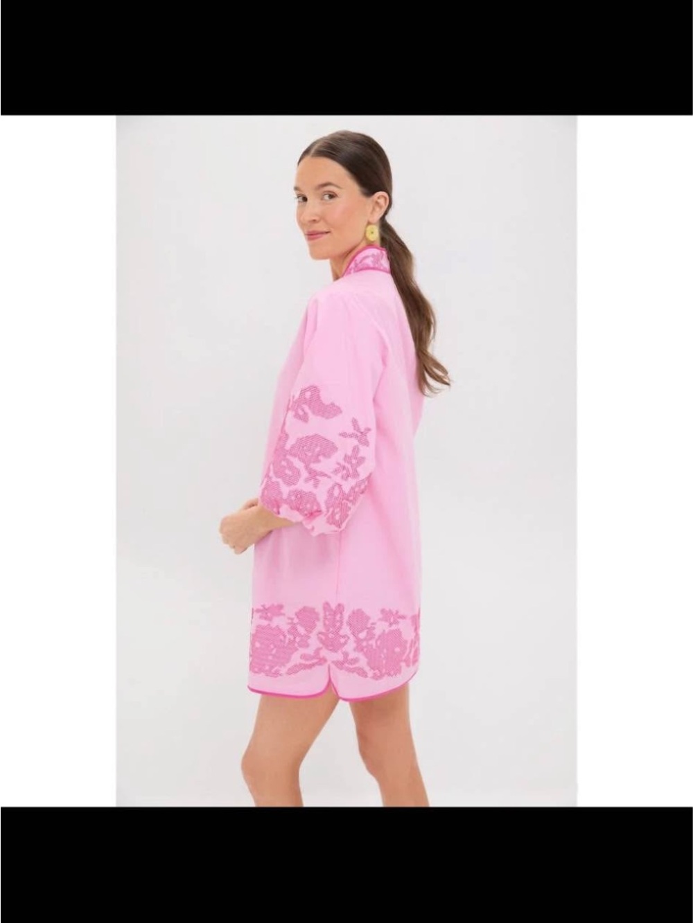 Hyacinth house medium caftan net - Picture 4 of 9
